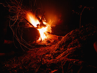 fire in the night