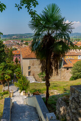 Fototapeta na wymiar View of Soave's village near Verona
