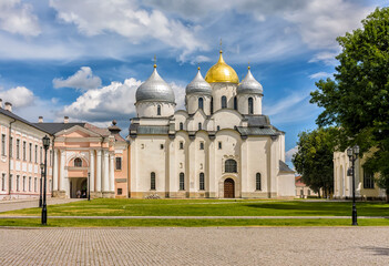 St. Sophia Cathedral in the Kremlin of Veliky Novgorod.