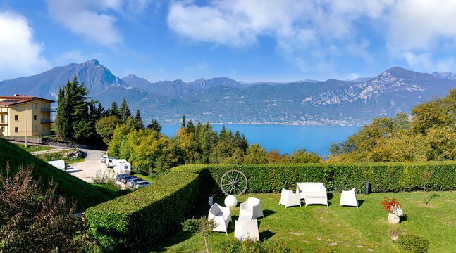 San Zeno di Montagna, Blick auf den Gardasee