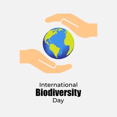 vvector illustration for international day for biological diversity