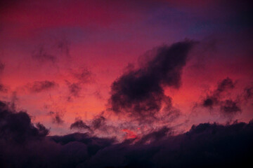 Obraz premium sky at sunset