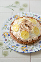 自宅でお菓子作り　レモンタルト