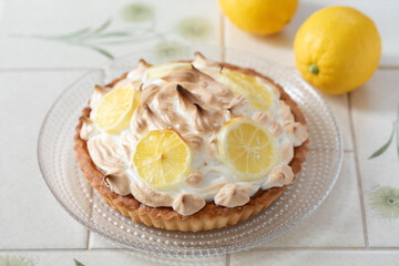 自宅でお菓子作り　レモンタルト