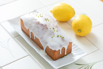 自宅でお菓子作り　レモンケーキ