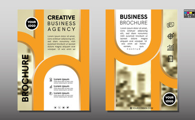 Template vector design for Brochure, Annual Report, Magazine, Poster, Corporate Presentation, Portfolio, Flyer, infographic, layout modern with colorful size A4, Easy to use and edit.