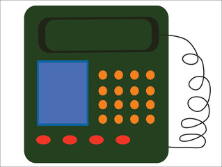 corded telephone