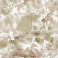 Seamless pastel swirl splat tie dye watercolor pattern swatch. High quality illustration. Messy tribal graphic illustration featuring dye stains splashed randomly in a trendy soft textile manner.