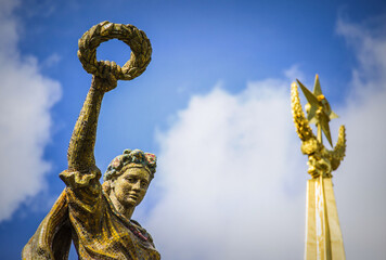 Fototapeta premium statue of a lion