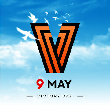 9 May. Victory Day. St George Ribbon