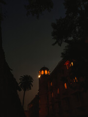 night view of the castle