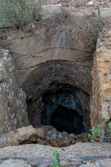 Fototapeta premium Tickets to galleries of the abandoned Mines of Mazarrón. Murcia region. Spain