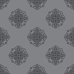 Seamless pattern, Wallpaper. Elegant and classic texture. Luxury ornament. Layout for fabric and textiles, Wallpaper.
