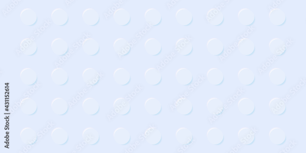 Poster abstract pattern of round shapes on a light pastel background. modern abstract illustration. vector 