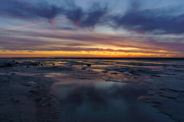 Sonnenuntergang Nordsee