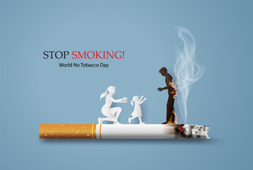 no smoking and World No Tobacco Day - 431156097