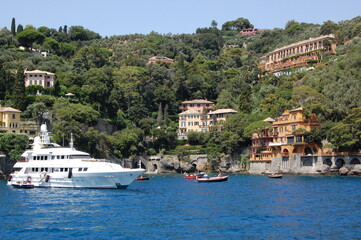 Fototapeta premium san fruttuoso santa margherita ligure 5 terre camogli