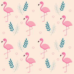 Pattern flamingo