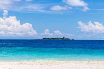 Shot of a tropical island. Holiday