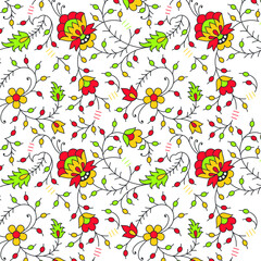 flower and dot stylish pattern for fabric print, texture, tiles, background use
