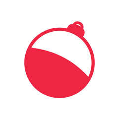 Vector Fishing Bobber Buoyancy for Lake Fishing Activities. isolate on white background. © anuwat