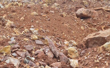 soil and stones texture for design and background