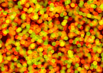 blurry festive background consisting of bright colored circles