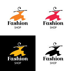 vector set logo girls style sketch model