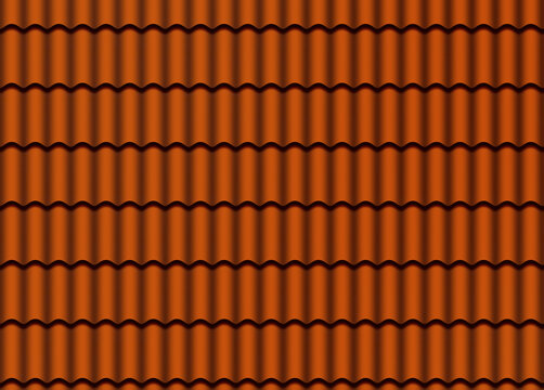 backgrounds of new brown roof tiles