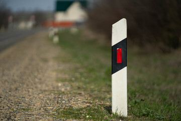 road sign for safe driving