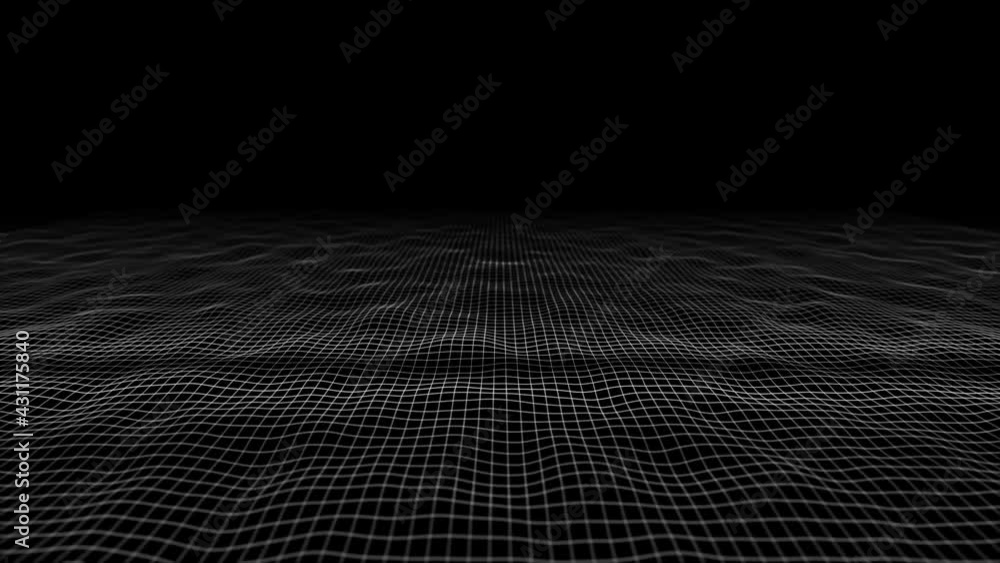 Poster abstract waving lines fx minimal background loop/ 4k animation of an abstract background with minima