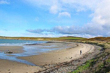 Port Logan beach in Galloway, Scotland	