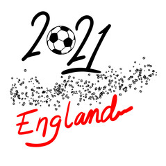 England football team 2021 for design cards, invitations, gift cards, flyers, tee shirts