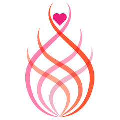 vector logo of the psychologist. logo for a psychotherapist or psychiatrist. The symbol of the Latin alphabet psi. Mental health.