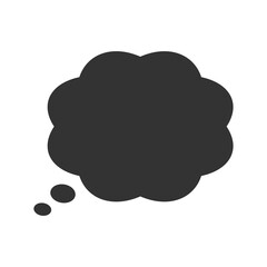 吹き出しイラスト、アイコン（シルエット）