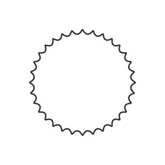 吹き出しイラスト、アイコン（線）