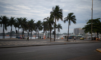   Avenida Atlantica in the early morning