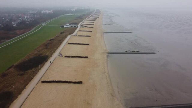 The Wadden sea at Cuxhaven Germany - North Sea