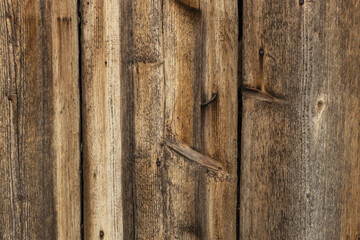 Wall of old boards. Vintage.