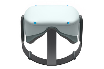 Virtual reality glasses isolated on white background. 3d rendering