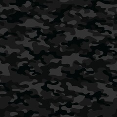 dark military camouflage. vector seamless print. army camouflage for clothing or printing