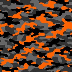 yellow military camouflage. vector seamless print. army camouflage for clothing or printing