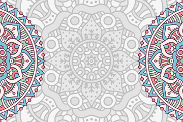 Vector ornamental background with mandala