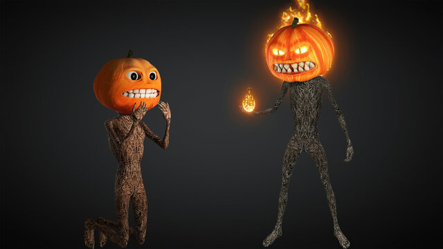 Jack Evil Pumpkin 
https://marketplace.reallusion.com/jack-pumpkin_315418