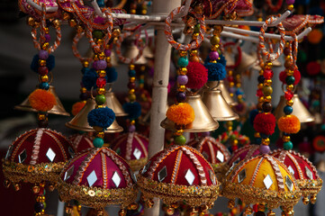 Traditional Handcraft of Pakistan, Lok Virsa, Islamabad. Lanterns, Sindhi tradition,