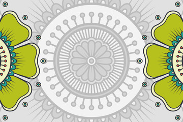 Vector ornamental background with mandala