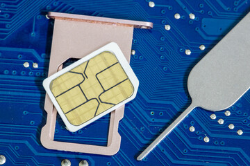 Mobile phone SIM card