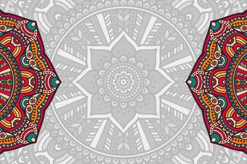 Vector ornamental background with mandala