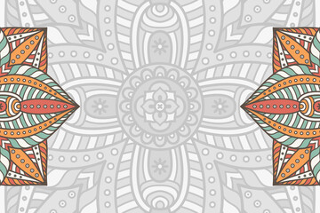 Vector ornamental background with mandala