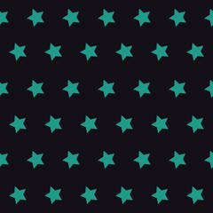 blue star print, vector seamless pattern for clothing or print